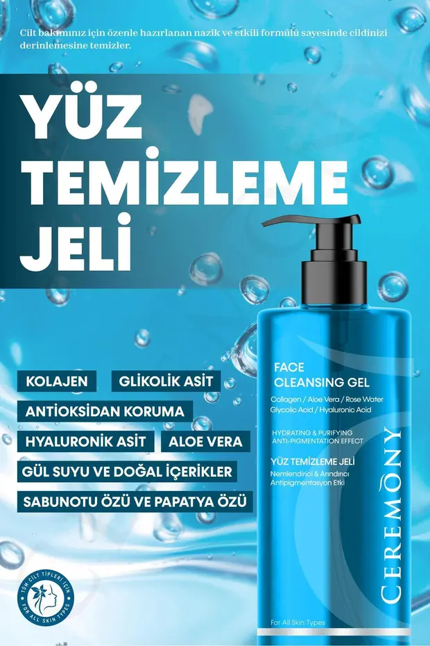 Hyaluronik Asit Temizleme Jeli 400 ml